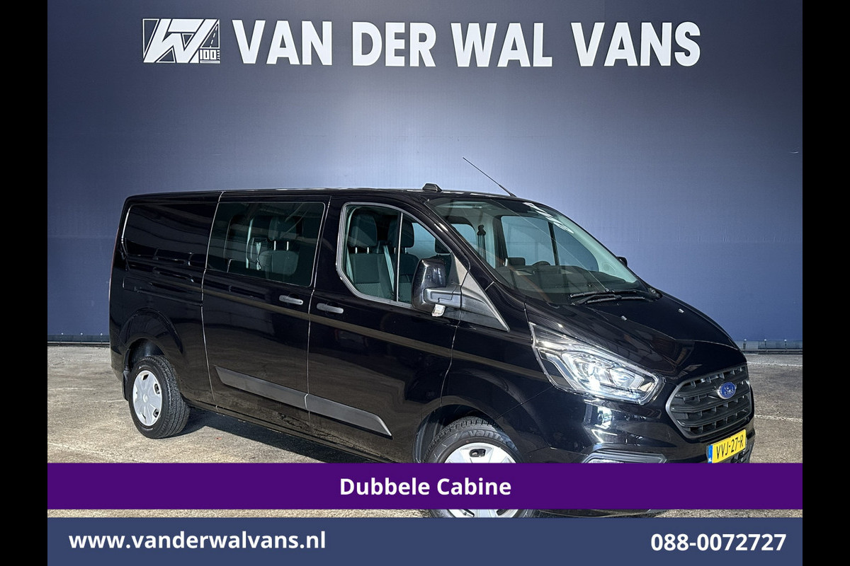 Ford Transit Custom 2.0 TDCI 130pk Automaat L2H1 Dubbele Cabine Euro6 Airco | 6-Zits | Navigatie | Cruisecontrol LED, Apple Carplay, Android Auto, Parkeersensoren