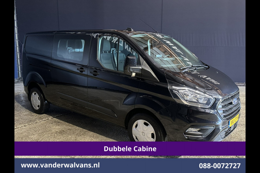 Ford Transit Custom 2.0 TDCI 130pk Automaat L2H1 Dubbele Cabine Euro6 Airco | 6-Zits | Navigatie | Cruisecontrol LED, Apple Carplay, Android Auto, Parkeersensoren