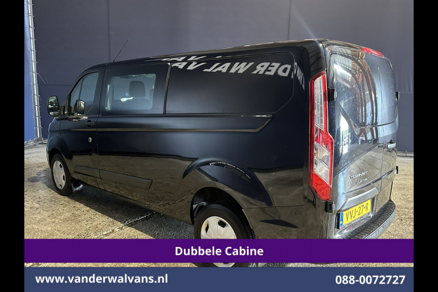 Ford Transit Custom 2.0 TDCI 130pk Automaat L2H1 Dubbele Cabine Euro6 Airco | 6-Zits | Navigatie | Cruisecontrol LED, Apple Carplay, Android Auto, Parkeersensoren