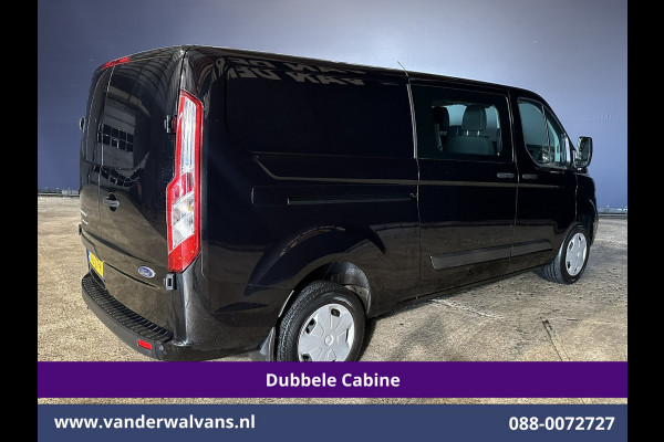 Ford Transit Custom 2.0 TDCI 130pk Automaat L2H1 Dubbele Cabine Euro6 Airco | 6-Zits | Navigatie | Cruisecontrol LED, Apple Carplay, Android Auto, Parkeersensoren