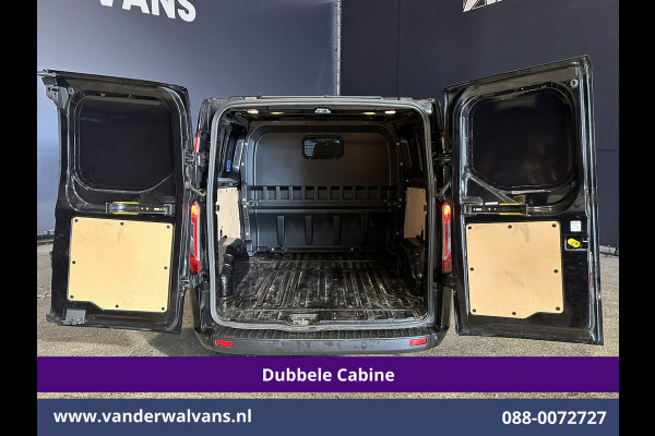 Ford Transit Custom 2.0 TDCI 130pk Automaat L2H1 Dubbele Cabine Euro6 Airco | 6-Zits | Navigatie | Cruisecontrol LED, Apple Carplay, Android Auto, Parkeersensoren