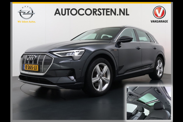 Audi e-tron 313pk Quattro Soh 91% Leer PanoDak Adaptive.Cruise Camera Elek.Stoelen+Memory+Verwarmd Navi Ecc Pdc Stoelverwarming Elek.Achterklep AWD Led Bluetooth Rijstrooksensor WiFi Lmv 4WD Business Edition Plus 71kWh Origineel Nederlandse Auto 1800kg trekvermogen!