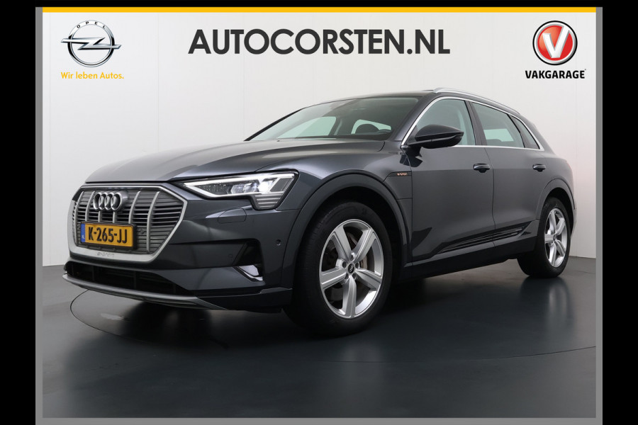 Audi e-tron 313pk Quattro Soh 91% Leer PanoDak Adaptive.Cruise Camera Elek.Stoelen+Memory+Verwarmd Navi Ecc Pdc Stoelverwarming Elek.Achterklep AWD Led Bluetooth Rijstrooksensor WiFi Lmv 4WD Business Edition Plus 71kWh Origineel Nederlandse Auto 1800kg trekvermogen!