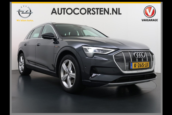 Audi e-tron 313pk Quattro Soh 91% Leer PanoDak Adaptive.Cruise Camera Elek.Stoelen+Memory+Verwarmd Navi Ecc Pdc Stoelverwarming Elek.Achterklep AWD Led Bluetooth Rijstrooksensor WiFi Lmv 4WD Business Edition Plus 71kWh Origineel Nederlandse Auto 1800kg trekvermogen!