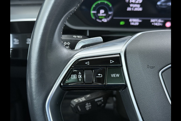 Audi e-tron 313pk Quattro Soh 91% Leer PanoDak Adaptive.Cruise Camera Elek.Stoelen+Memory+Verwarmd Navi Ecc Pdc Stoelverwarming Elek.Achterklep AWD Led Bluetooth Rijstrooksensor WiFi Lmv 4WD Business Edition Plus 71kWh Origineel Nederlandse Auto 1800kg trekvermogen!