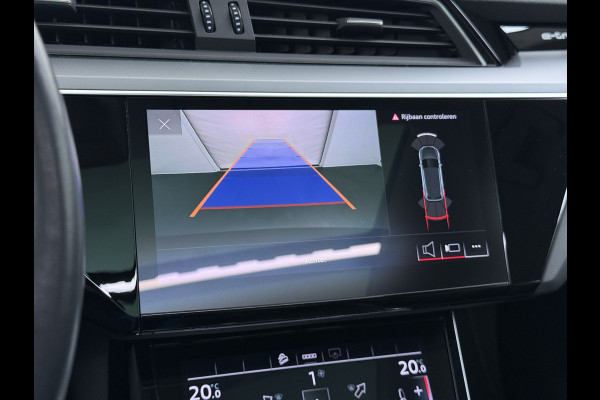 Audi e-tron 313pk Quattro Soh 91% Leer PanoDak Adaptive.Cruise Camera Elek.Stoelen+Memory+Verwarmd Navi Ecc Pdc Stoelverwarming Elek.Achterklep AWD Led Bluetooth Rijstrooksensor WiFi Lmv 4WD Business Edition Plus 71kWh Origineel Nederlandse Auto 1800kg trekvermogen!