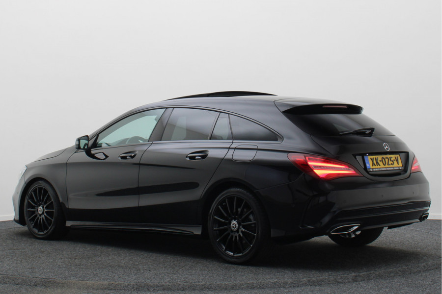 Mercedes-Benz CLA-Klasse Shooting Brake 180 Business Solution AMG Night Upgrade Automaat Panoramadak, LED, Camera, Navigatie, Stoelverwarming, PDC, 18"