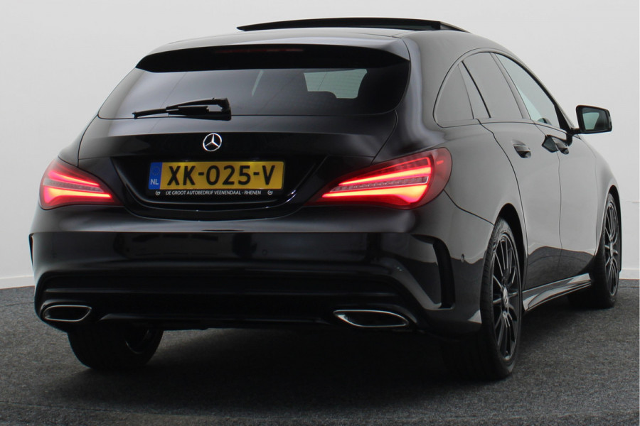 Mercedes-Benz CLA-Klasse Shooting Brake 180 Business Solution AMG Night Upgrade Automaat Panoramadak, LED, Camera, Navigatie, Stoelverwarming, PDC, 18"