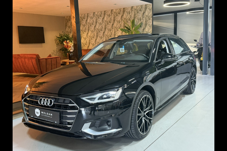 Audi A4 Avant 35 TFSI Advanced Garantie Pano Camera Elek Achterklep StoelVW Cruise Navi Clima Led Dab Keyless Rijklaar