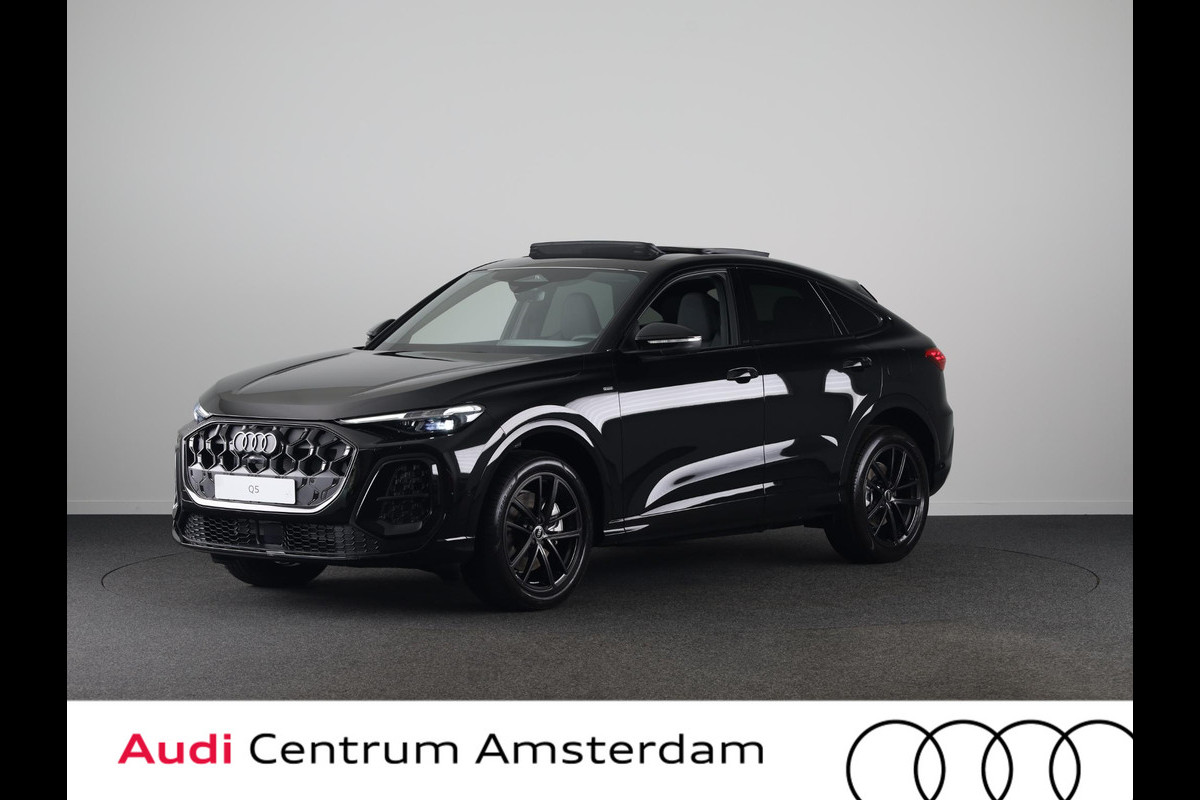 Audi Q5 Sportback S edition e-hybrid 299 pk | Techniekpakket plus | Glazen panoramadak | Lederen bekleding | Geheugen stoelen |