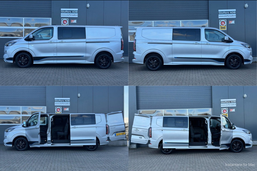 Ford Transit Custom 2.0 TDCI L2H1 Sport DC AWD 170pk | L+R Elek. Schuif | 360 Camera | Navi | CarPlay | 5-Zits | Assist Pack