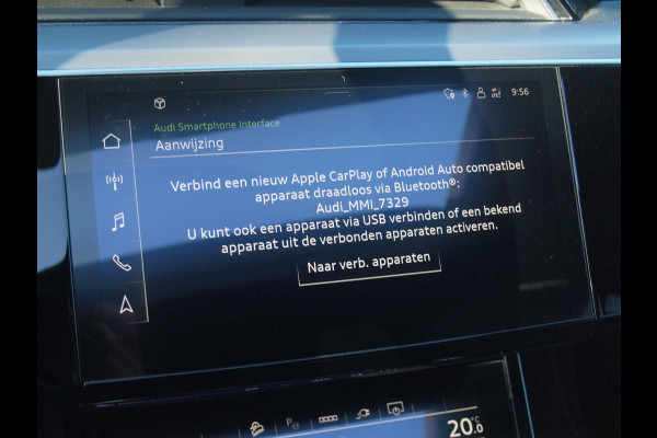 Audi e-tron 55 quattro S edition 95 kWh | SOH 95% | S-Line | Panoramadak | Trekhaak | Apple Carplay | Cruise Control | Parkeersensoren |