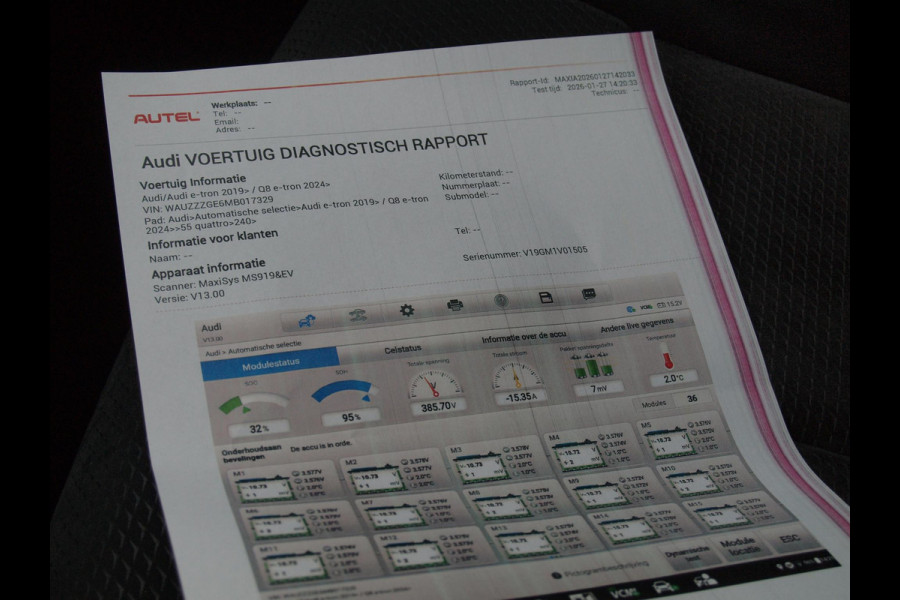 Audi e-tron 55 quattro S edition 95 kWh | SOH 95% | S-Line | Panoramadak | Trekhaak | Apple Carplay | Cruise Control | Parkeersensoren |