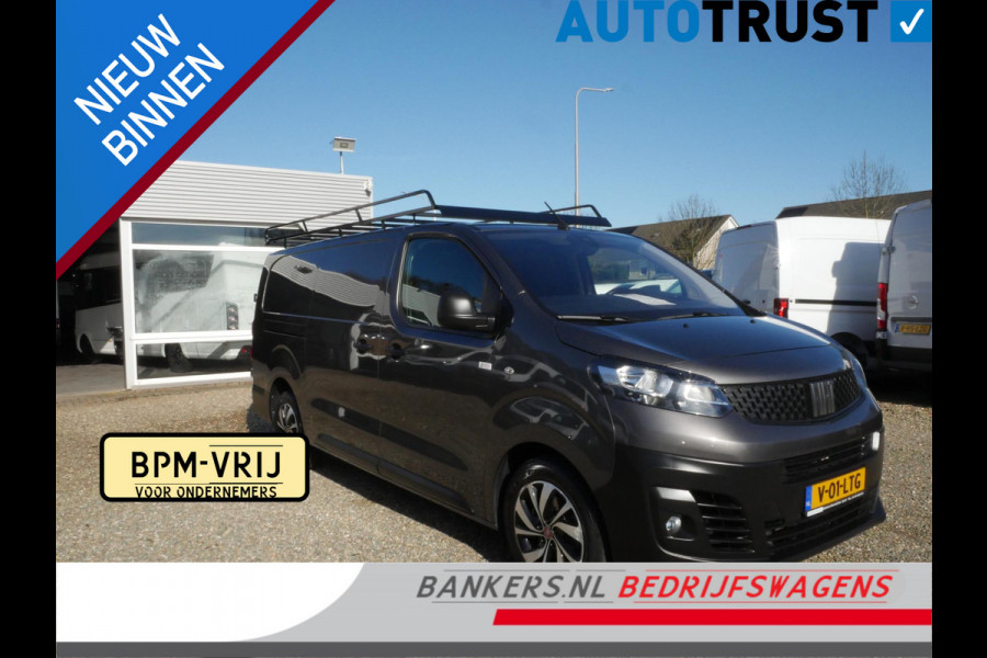 Fiat Scudo 2.0 MultiJet 177PK, L3, Automaat, Airco