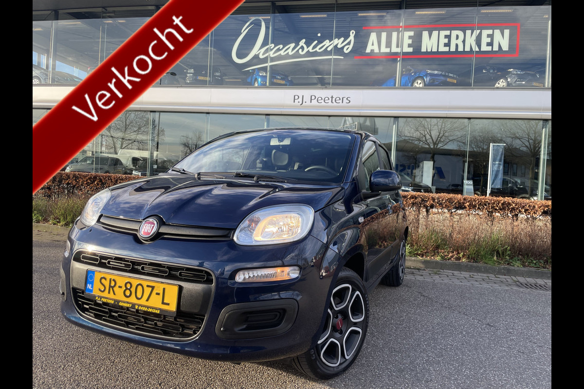 Fiat Panda 0.9 TwinAir Turbo 80 PK Airco - Parkeersensoren achter -  5 zitplaatsen - Radio/Cd speler - Elektrische ramen voor - Centrale vergrendeling - Start/stop systeem