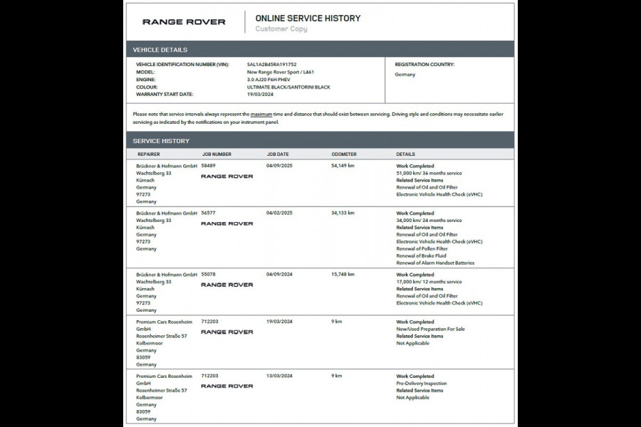 Land Rover Range Rover Sport 3.0 P460e HSE Dynamic Pano Trekh 23inch HUD BTW-auto