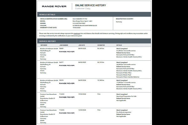 Land Rover Range Rover Sport 3.0 P460e HSE Dynamic Pano Trekh 23inch HUD BTW-auto