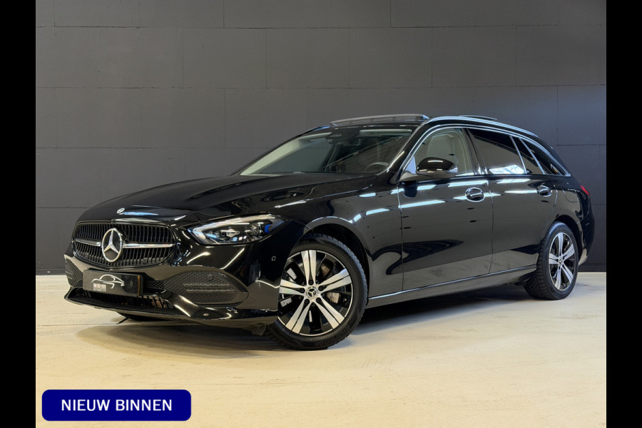 Mercedes-Benz C-Klasse Estate 300 e Luxury Line | Panoramadak | Sfeerverlichting | Elektr. trekhaak | Carplay | Burmester | Adaptive cruise