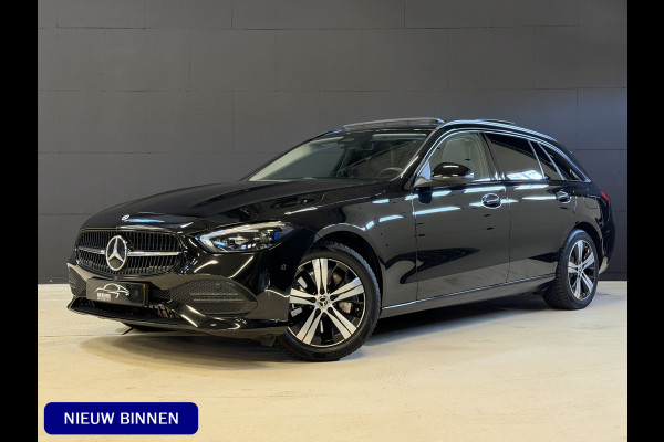 Mercedes-Benz C-Klasse Estate 300 e Luxury Line | Panoramadak | Sfeerverlichting | Elektr. trekhaak | Carplay | Burmester | Adaptive cruise