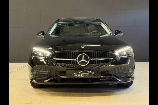 Mercedes-Benz C-Klasse Estate 300 e Luxury Line | Panoramadak | Sfeerverlichting | Elektr. trekhaak | Carplay | Burmester | Adaptive cruise