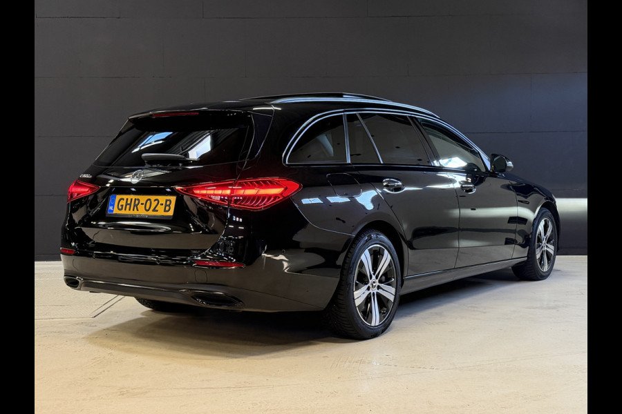 Mercedes-Benz C-Klasse Estate 300 e Luxury Line | Panoramadak | Sfeerverlichting | Elektr. trekhaak | Carplay | Burmester | Adaptive cruise