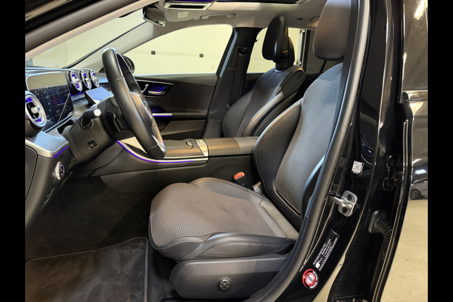 Mercedes-Benz C-Klasse Estate 300 e Luxury Line | Panoramadak | Sfeerverlichting | Elektr. trekhaak | Carplay | Burmester | Adaptive cruise