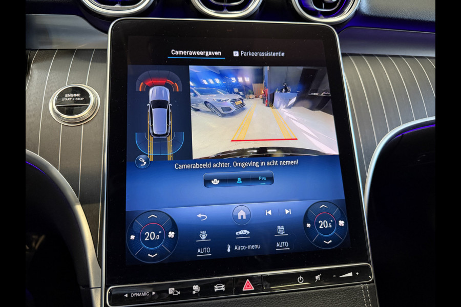 Mercedes-Benz C-Klasse Estate 300 e Luxury Line | Panoramadak | Sfeerverlichting | Elektr. trekhaak | Carplay | Burmester | Adaptive cruise