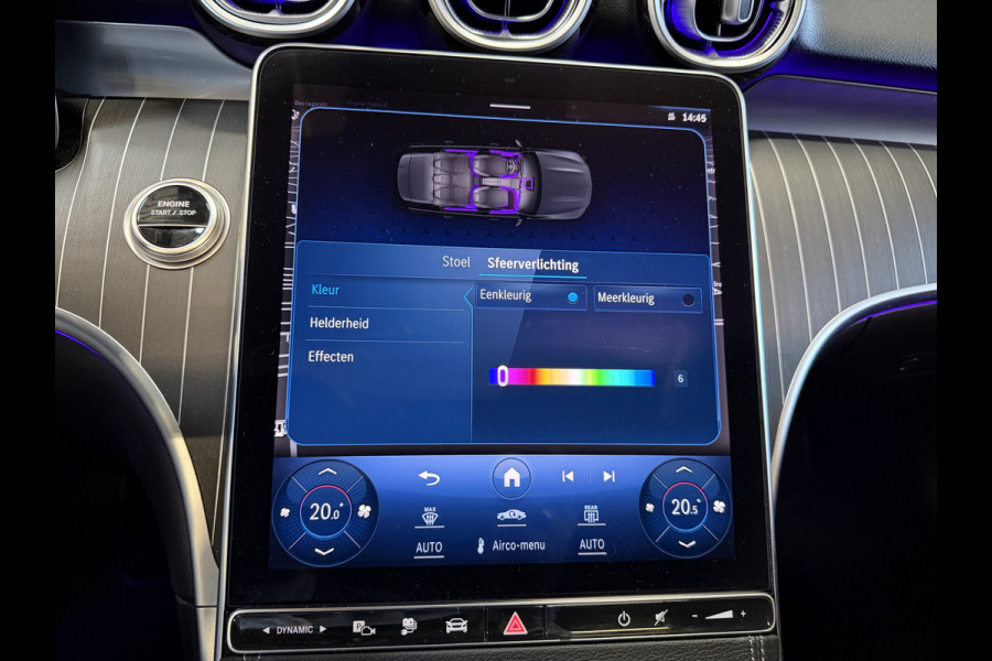 Mercedes-Benz C-Klasse Estate 300 e Luxury Line | Panoramadak | Sfeerverlichting | Elektr. trekhaak | Carplay | Burmester | Adaptive cruise