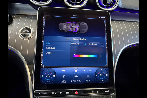Mercedes-Benz C-Klasse Estate 300 e Luxury Line | Panoramadak | Sfeerverlichting | Elektr. trekhaak | Carplay | Burmester | Adaptive cruise
