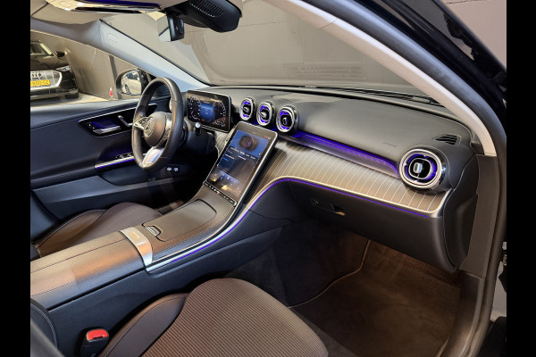 Mercedes-Benz C-Klasse Estate 300 e Luxury Line | Panoramadak | Sfeerverlichting | Elektr. trekhaak | Carplay | Burmester | Adaptive cruise