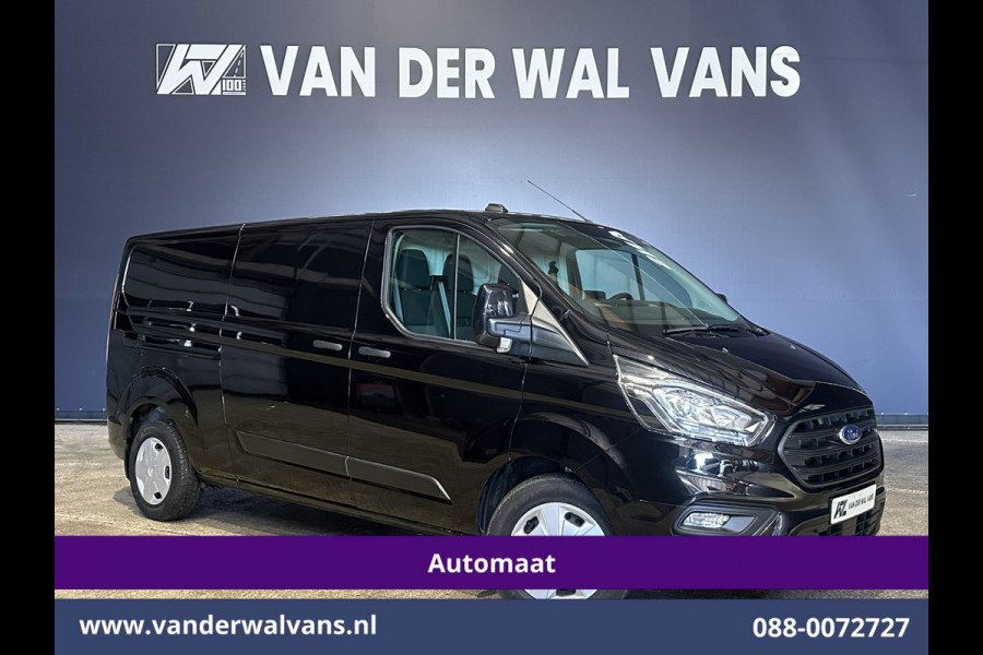 Ford Transit Custom 2.0 TDCI 131pk Automaat L2H1 Euro6 Airco | LED | Apple Carplay | Cruisecontrol Android Auto, Verwarmde voorruit, Parkeersensoren, Bijrijdersbank