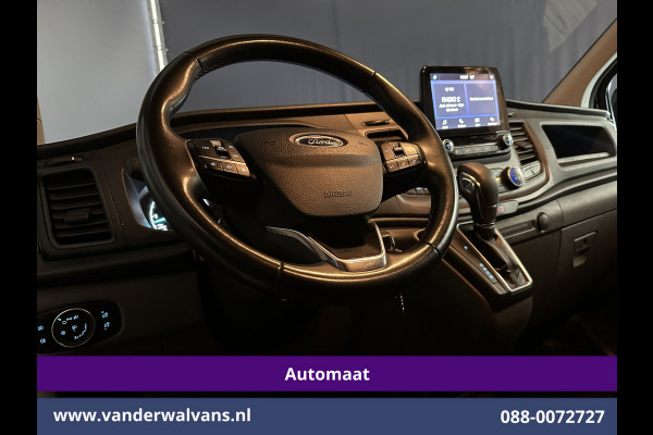 Ford Transit Custom 2.0 TDCI 131pk Automaat L2H1 Euro6 Airco | LED | Apple Carplay | Cruisecontrol Android Auto, Verwarmde voorruit, Parkeersensoren, Bijrijdersbank