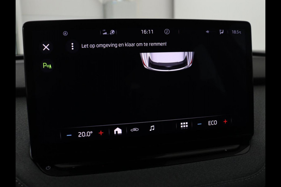 Škoda ENYAQ iV 60 | Trekhaak | Carplay | Camera | Half leder | Navigatie | Parkeerhulp | Sfeerverlichting | Cruise control | Full LED | 19'' | Climate control