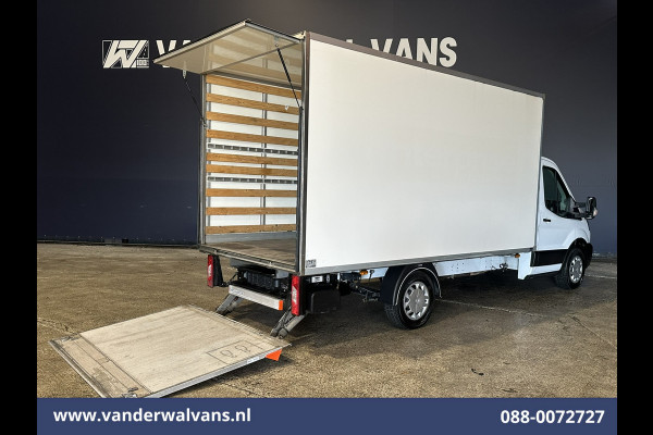 Ford Transit 2.0 TDCI 160pk Bakwagen Laadklep Euro6 Airco | Lat om lat Betimmering | Cruisecontrol Verwarmde voorruit, Bijrijdersbank