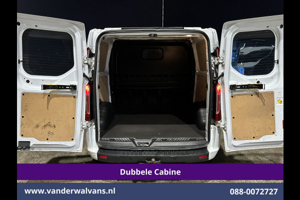 Ford Transit Custom 2.0 TDCI 131pk L2H1 Dubbele Cabine Euro6 Airco | 6-Zits | LED | Cruisecontrol | 2800kg trekhaak Parkeersensoren, Stoelverwarming