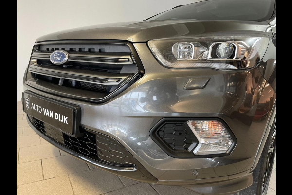 Ford Kuga 1.5 EcoBoost ST Line 150PK AIRCO CLIMA NAVI CRUISE PANO STOELVERW TREKHAAK 2000KG SPOILERS ZWARTE VELGEN NIEUWSTAAT