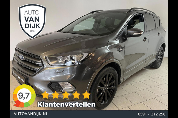 Ford Kuga 1.5 EcoBoost ST Line 150PK AIRCO CLIMA NAVI CRUISE PANO STOELVERW TREKHAAK 2000KG SPOILERS ZWARTE VELGEN NIEUWSTAAT