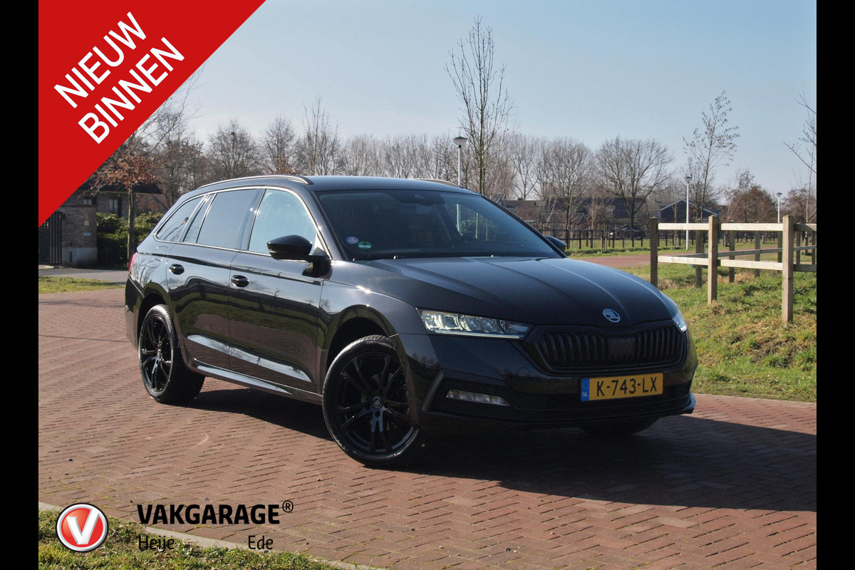 Škoda Octavia Combi 1.0 e-TSI Business Edition | DSG - Automaat | Black Optic | Camera | 18 Inch Zwarte Velgen | NL-Auto |