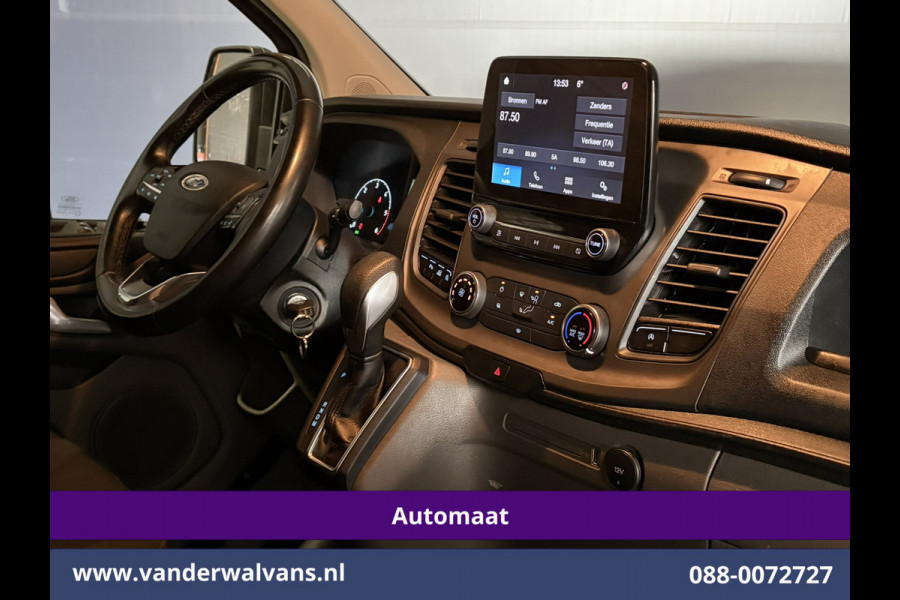 Ford Transit Custom 2.0 TDCI 130pk Automaat L2H1 Euro6 Airco | Cruisecontrol | LED | Multimediascherm | Parkeersensoren Verwarmde voorruit, Bijrijdersbank