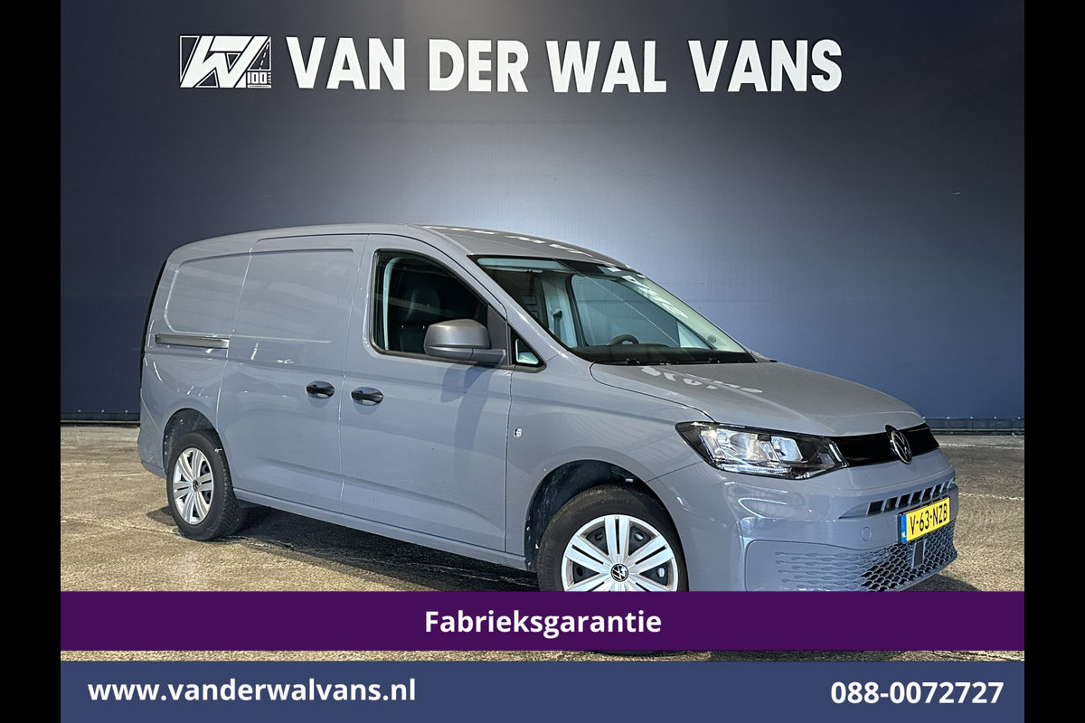 Volkswagen Caddy Cargo Maxi 1.5 TSI 116pk Benzine motor L2H1 Fabrieksgarantie Euro6 Airco | Camera | Apple Carplay | Bumper in de kleur Android Auto, Zijdeur