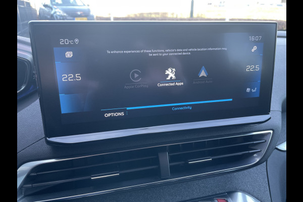 Peugeot 5008 1.2 PureTech Blue Lease Allure 7 Persoons - Airco - Achteruitrijcamera - Navigatiesysteem - Trekhaak - Cruise control - Parkeersensoren voor en achter - Licht metalen velgen 19 inch - Led verlichting - Stuur multifunctioneel - Mistlampen voor - Radio - Regensensor - Rijstrooksensor - Stuur leder