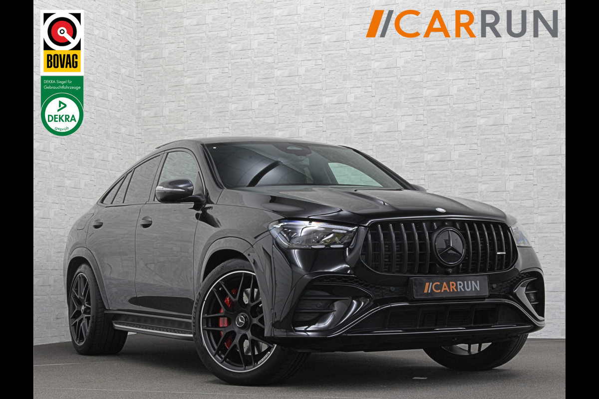 Mercedes-Benz GLE Coupé AMG 53 Full-Option | Carbon | Leder-Exclusief | Massage | Soft-Close | Stoelventilatie | 360 Camera | Panorama | ACC | Treeplanken Verlicht | Stoelverwarming V+A | Head-Up | Burmester | Trekhaak | Luchtvering | AMG Drive-Unit | Alcantara-Carbon Stuur | 4-Zone Clima | Rode Gordels | Berker Clima | 22 inch | Stuurwielverwarming |