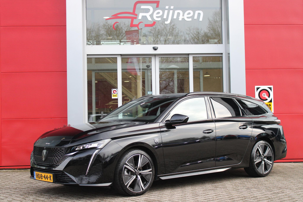 Peugeot 308 SW 1.2 130PK AUTOMAAT GT PACK BUSINESS | ELEKTRISCHE STOEL MET GEHEUGEN FUNCTIE | STOEL/STUUR VERWARMING | ELEKTRISCHE ACHTERKLEP | 360° CAMERA | KEYLESS ENTRY/START | ADAPTIVE CRUISE CONTROL | 19" LICHTMETALEN VELGEN | DRAADLOZE TELEFOONLADER | DRAADLOZE APPLE CARPLAY/ANDROID AUTO | NAVIGATIE | ALCANTARA BEKLEDING | DAB+ RADIO | DODEHOEK DETECTIE | VERWARMBARE VOORRUIT |