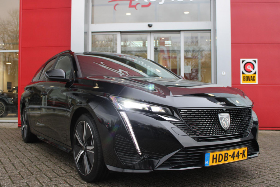 Peugeot 308 SW 1.2 130PK AUTOMAAT GT PACK BUSINESS | ELEKTRISCHE STOEL MET GEHEUGEN FUNCTIE | STOEL/STUUR VERWARMING | ELEKTRISCHE ACHTERKLEP | 360° CAMERA | KEYLESS ENTRY/START | ADAPTIVE CRUISE CONTROL | 19" LICHTMETALEN VELGEN | DRAADLOZE TELEFOONLADER | DRAADLOZE APPLE CARPLAY/ANDROID AUTO | NAVIGATIE | ALCANTARA BEKLEDING | DAB+ RADIO | DODEHOEK DETECTIE | VERWARMBARE VOORRUIT |