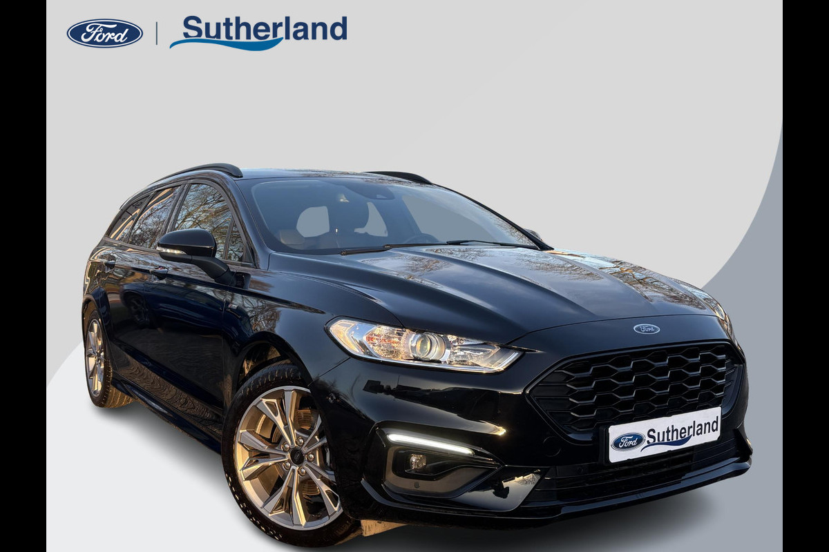 Ford Mondeo Wagon 2.0 IVCT HEV ST-Line 187pk | 18 inch velgen | Verwarmbare voorstoelen | Bestuurdersstoel Met Geheugen |  Achteruitrijcamera | Half leder