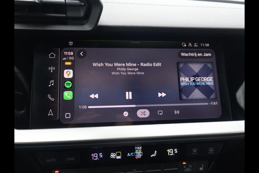 Audi A3 Limousine 35 TFSI 150 PK S-LINE EDITION + VIRTUAL COCKPIT | TREKHAAK | ADAPTIEVE CRUISE | SPORTSTOELEN