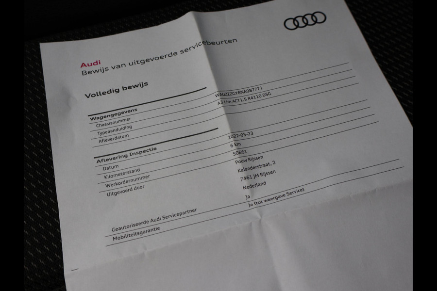Audi A3 Limousine 35 TFSI 150 PK S-LINE EDITION + VIRTUAL COCKPIT | TREKHAAK | ADAPTIEVE CRUISE | SPORTSTOELEN