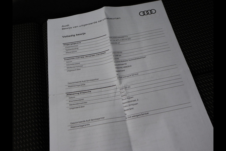 Audi A3 Limousine 35 TFSI 150 PK S-LINE EDITION + VIRTUAL COCKPIT | TREKHAAK | ADAPTIEVE CRUISE | SPORTSTOELEN