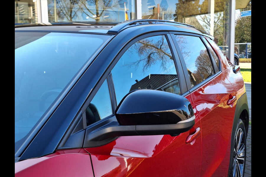 Toyota Bz4x 71,4 kWh Premium | Trekhaak, 20 inch, 360 camera, Half Leer, Bi-Tone, Dodehoekherkenning, Panoramadak, Parkeersensoren