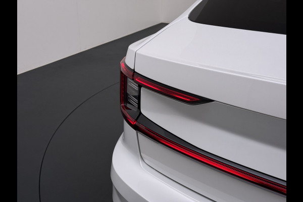 Polestar 2 Long Range Dual Motor 78kWh SOH 92% Trekhaak Panoramadak Adap.Cruise 360°Camera Navi Ecc Apple Carplay Android Auto Pdc Launch E Stoel+Stuurverwarming Lmv 19" Achterbankverwarming Keyless DAB Rijstrooksensor Origineel Nederlandse Auto